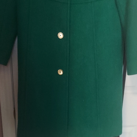 J. Crew Classic Green Pea Coat - Picture 4 of 10